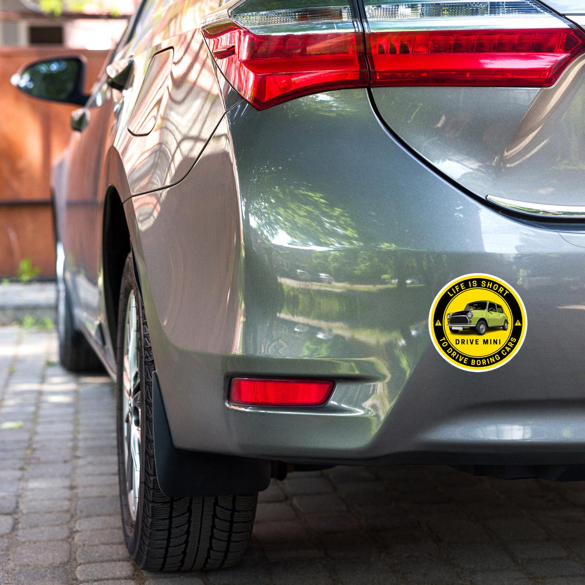 Life's Too Short to Drive Boring Cars Sticker