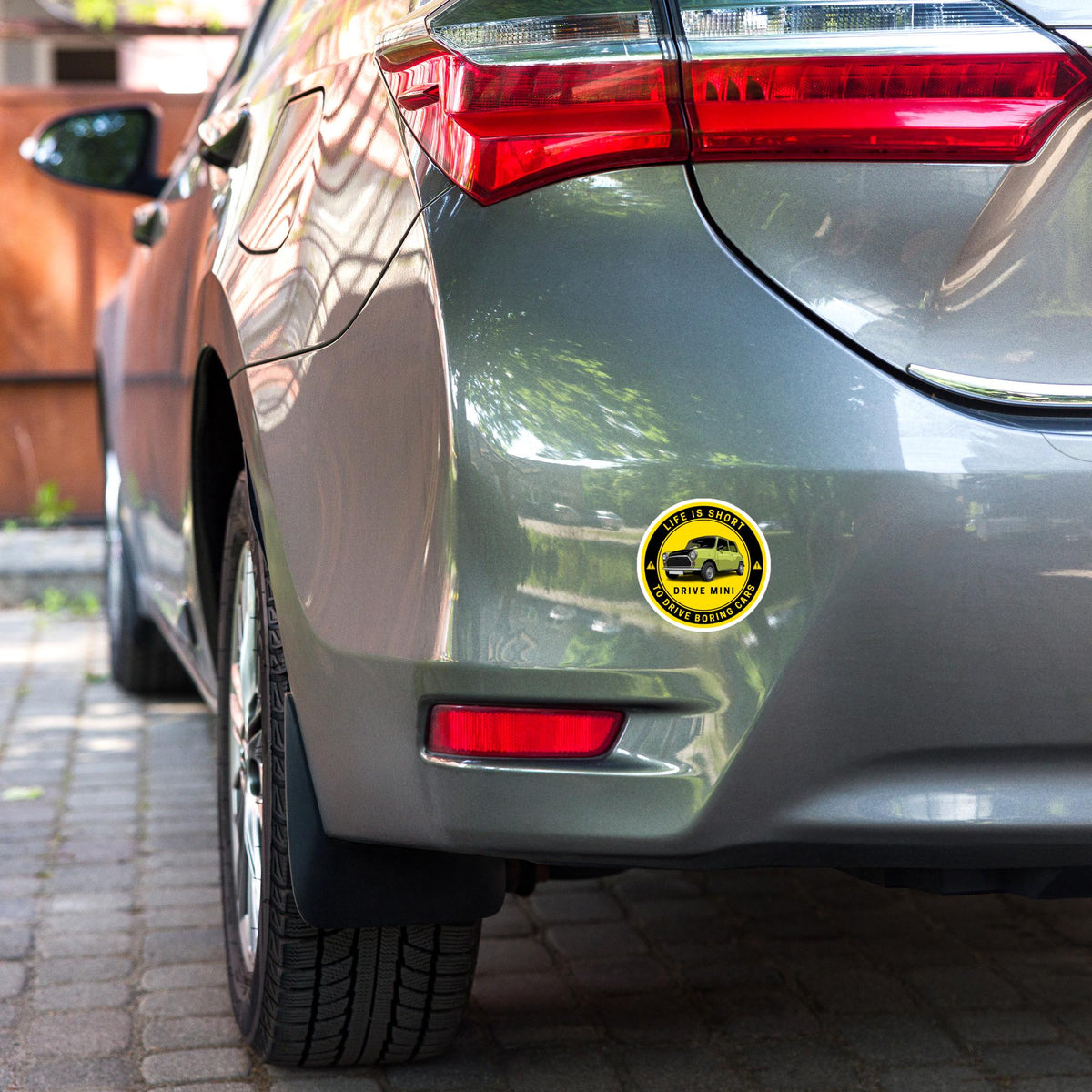 Life's Too Short to Drive Boring Cars Sticker