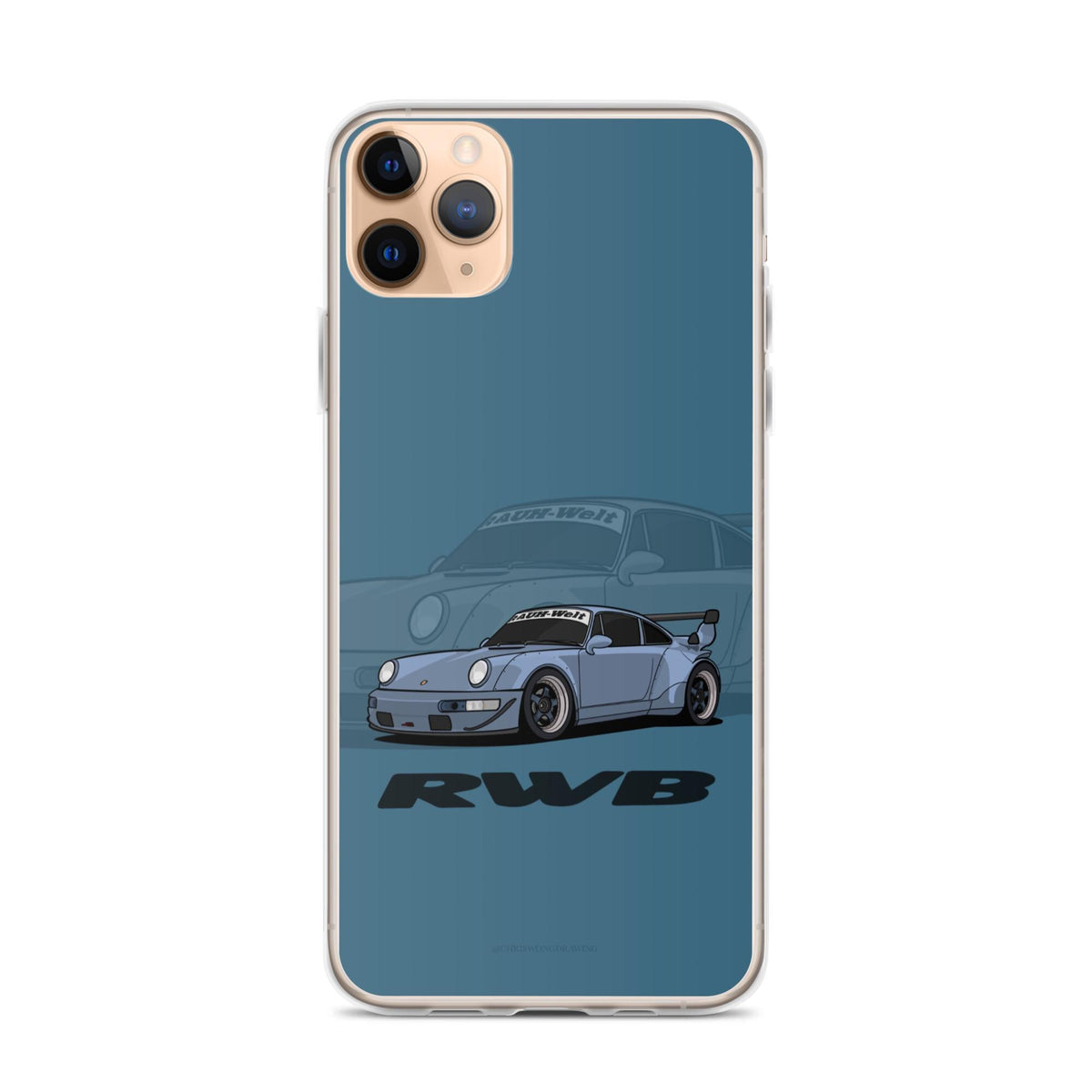 RWB Porsche Illustration Clear Case for iPhone®