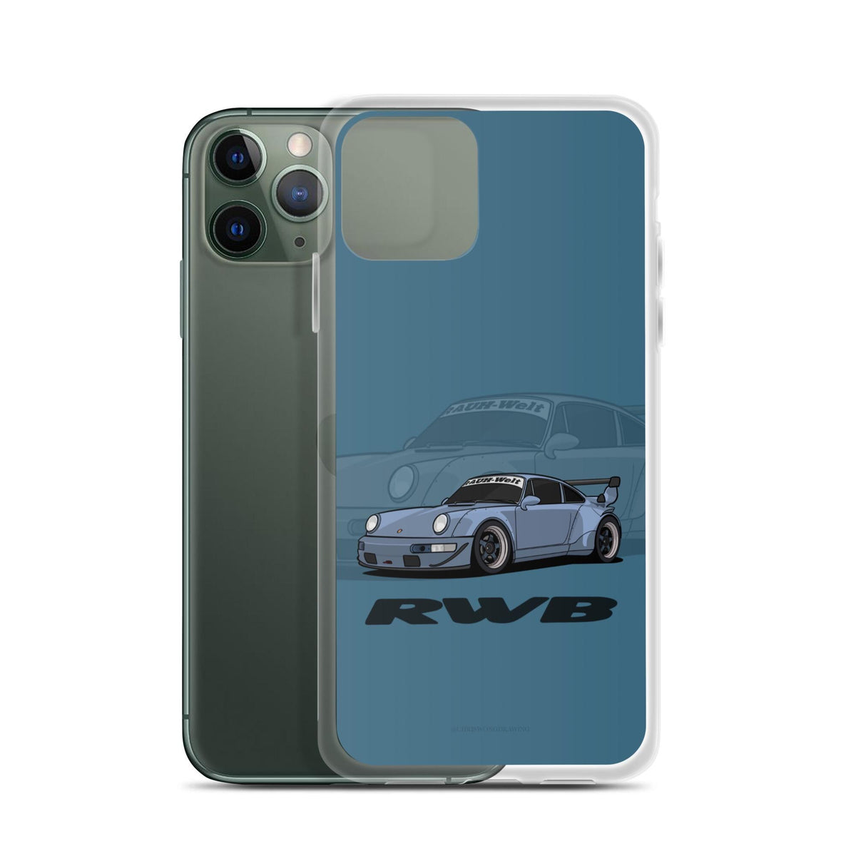 RWB Porsche Illustration Clear Case for iPhone®