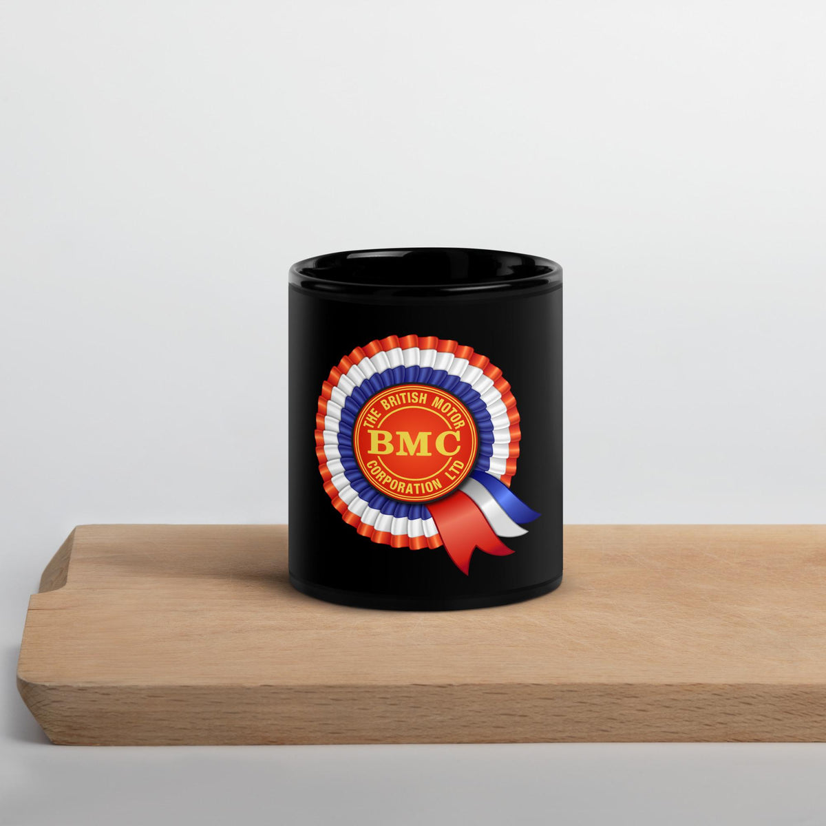 British Motor Company (BMC) Logo Ceramic Black Glossy Mug