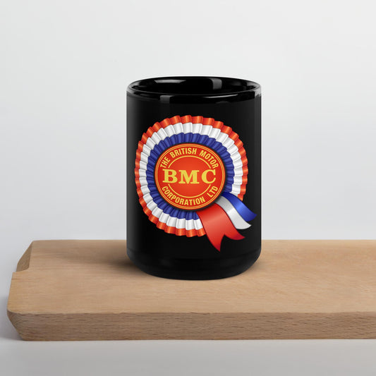 British Motor Company (BMC) Logo Ceramic Black Glossy Mug