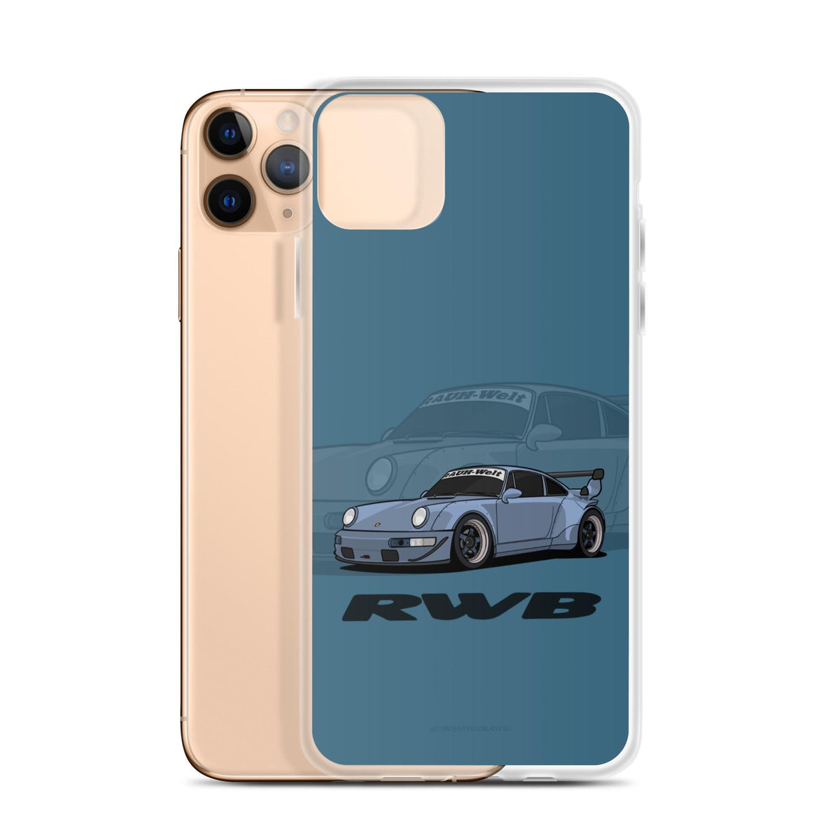 RWB Porsche Illustration Clear Case for iPhone®