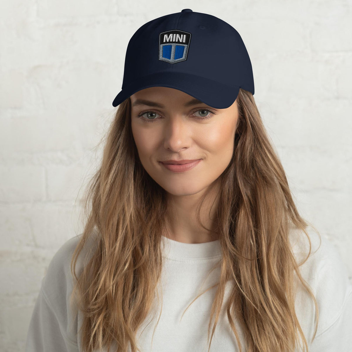 Old Mini Cooper Blue Emblem Dad hat