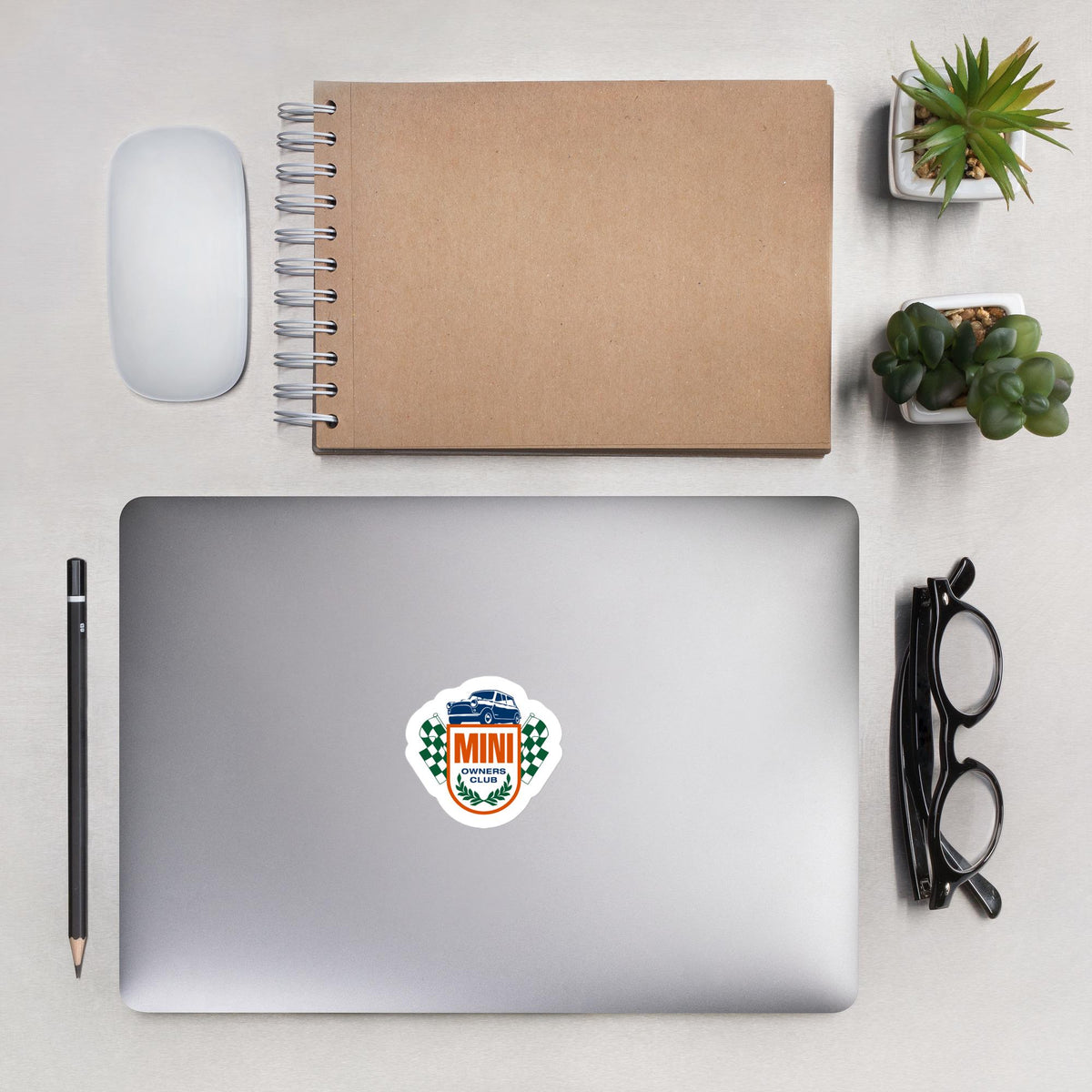 Mini Owners Club Bubble Sticker