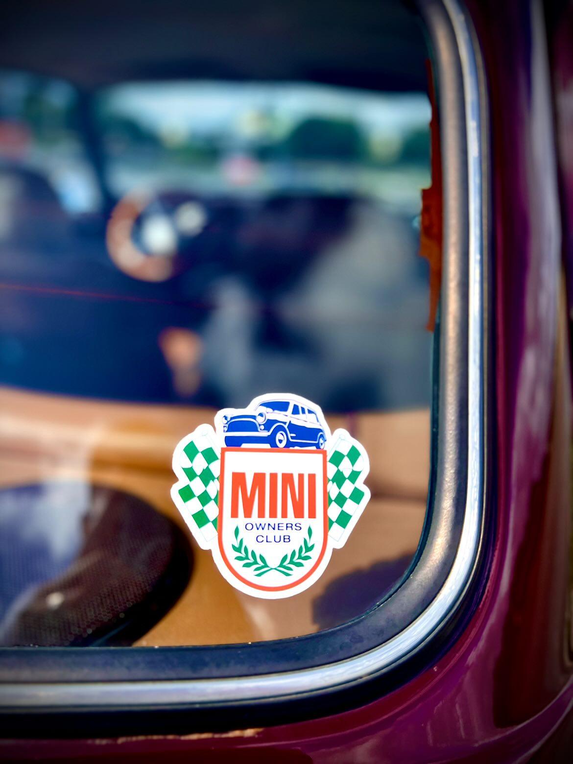 Mini Owners Club Bubble Sticker