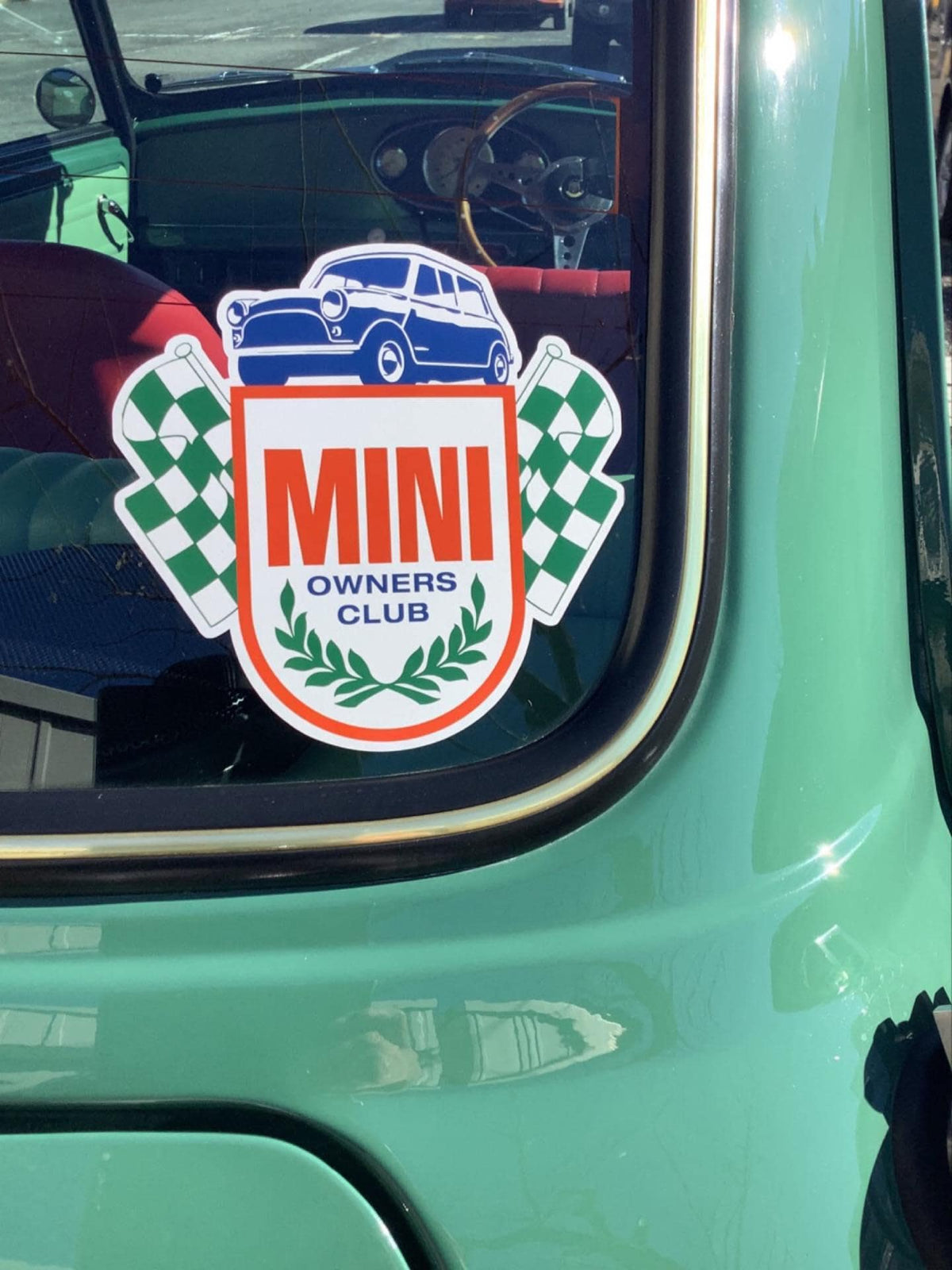 Mini Owners Club Bubble Sticker