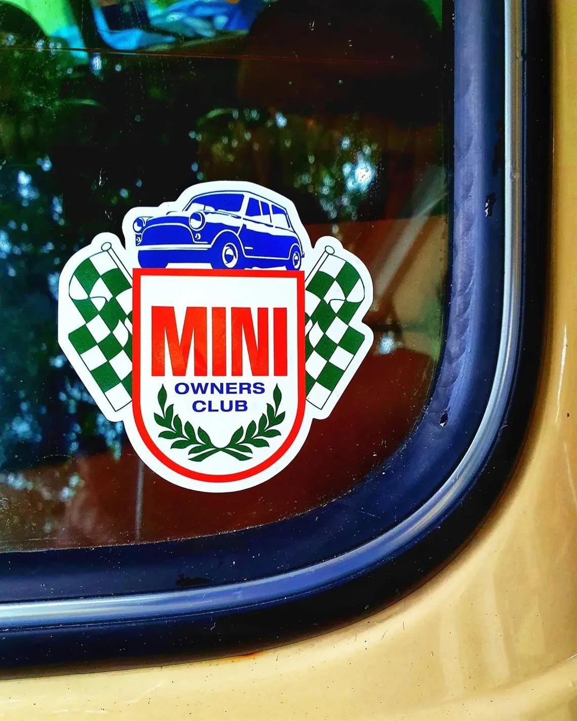 Mini Owners Club Bubble Sticker