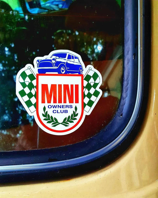 Mini Owners Club Bubble Sticker