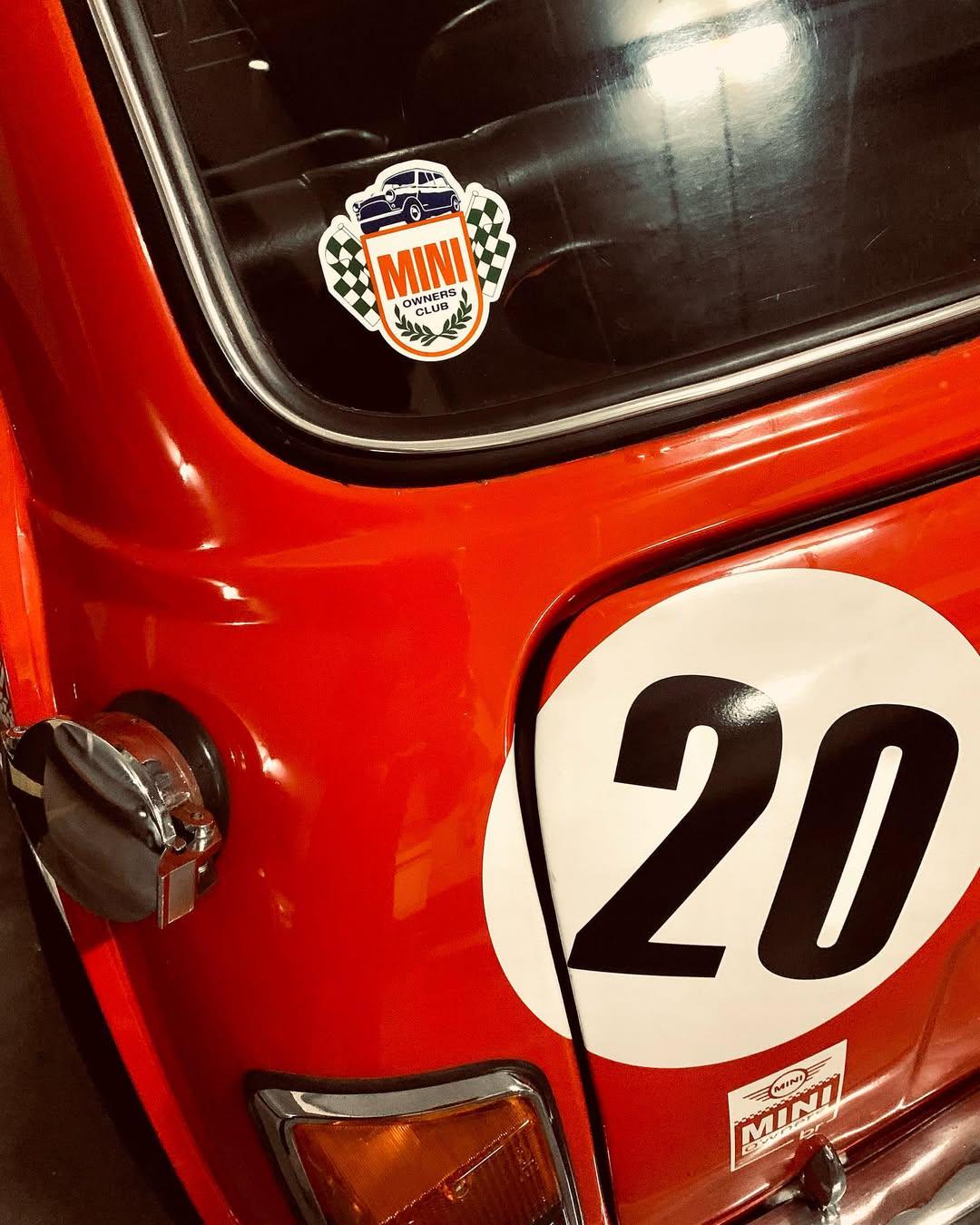 Mini Owners Club Bubble Sticker