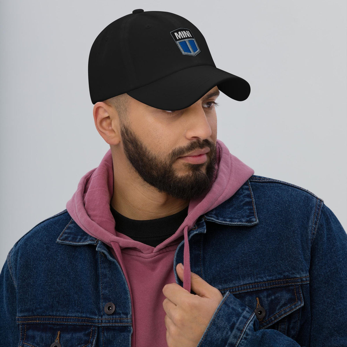 Old Mini Cooper Blue Emblem Dad hat
