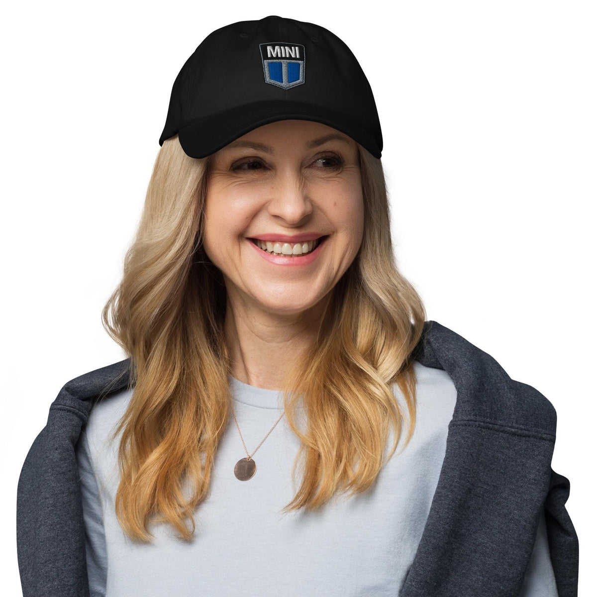 Old Mini Cooper Blue Emblem Dad hat