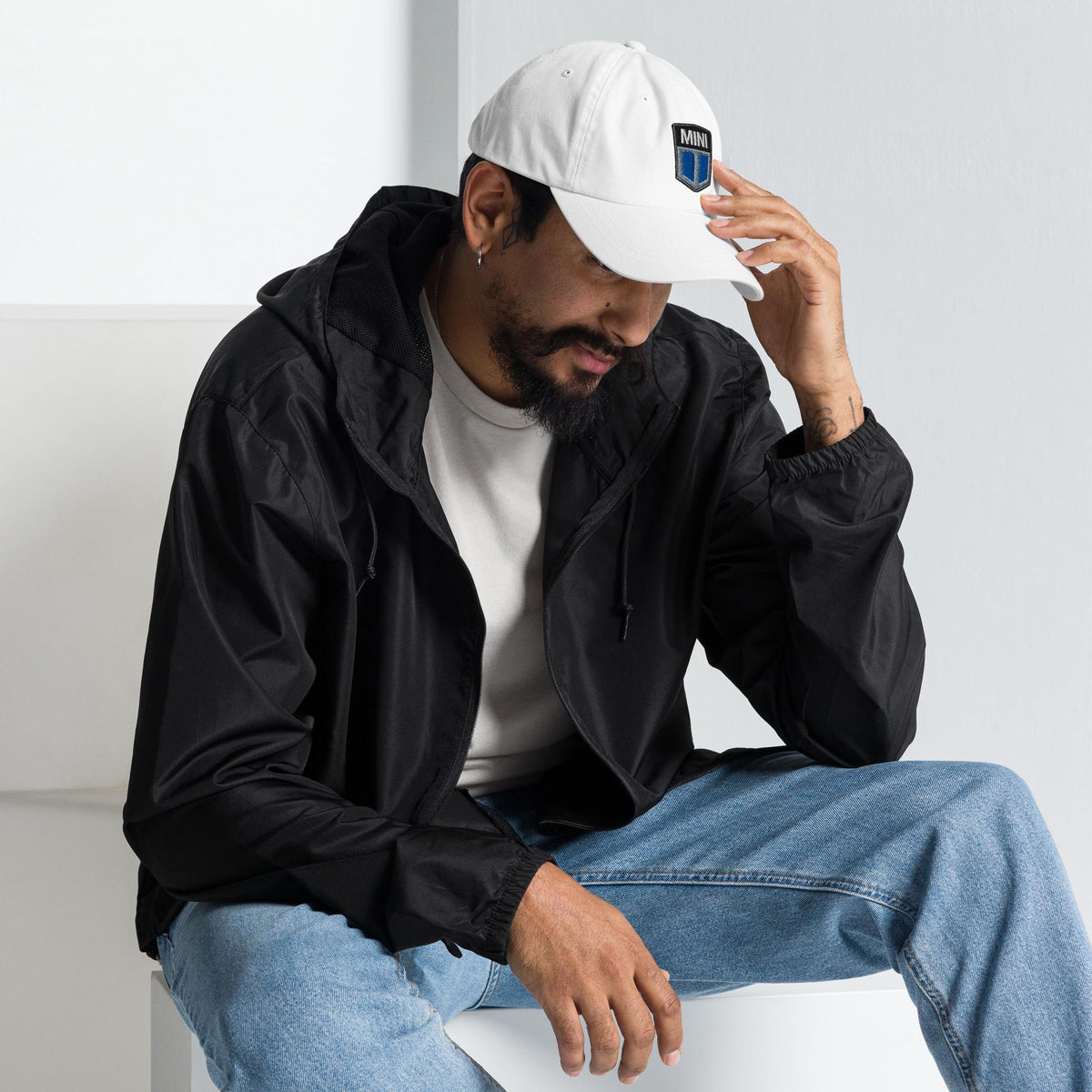 Old Mini Cooper Blue Emblem Dad hat