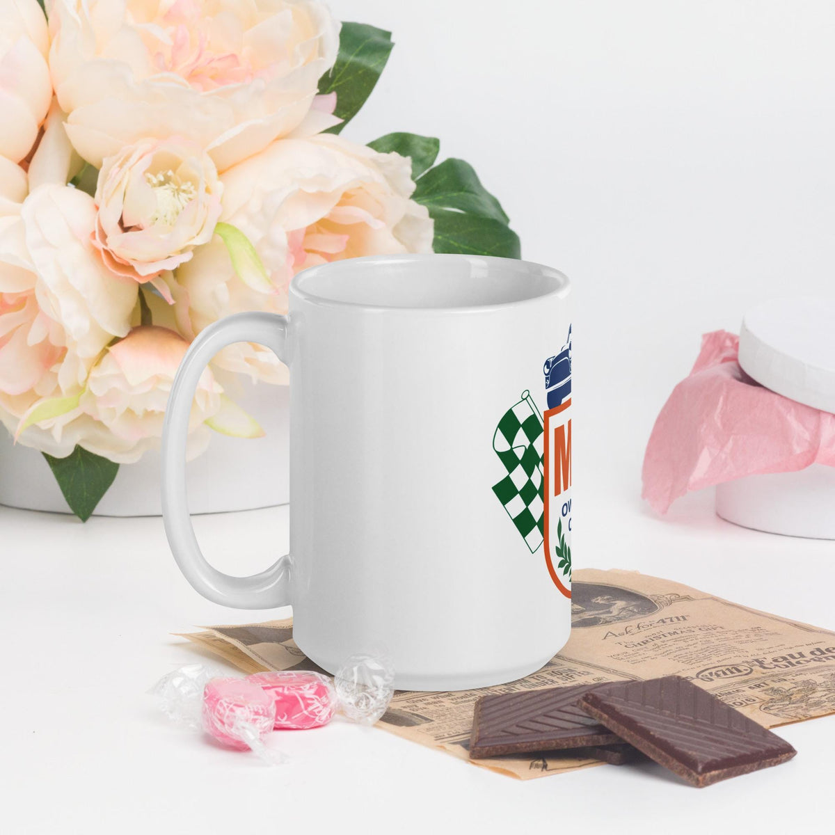 Mini Owners Club Emblem White Glossy Mug