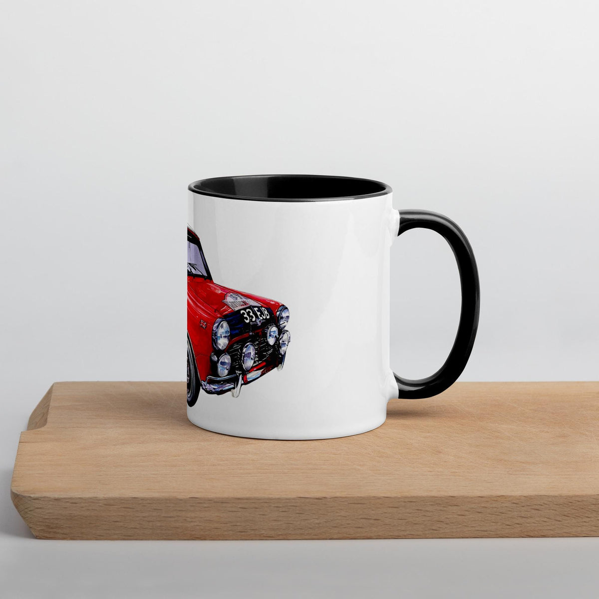 Paddy Hopkirk Mini Cooper S 33 EJB Mug with Color Inside