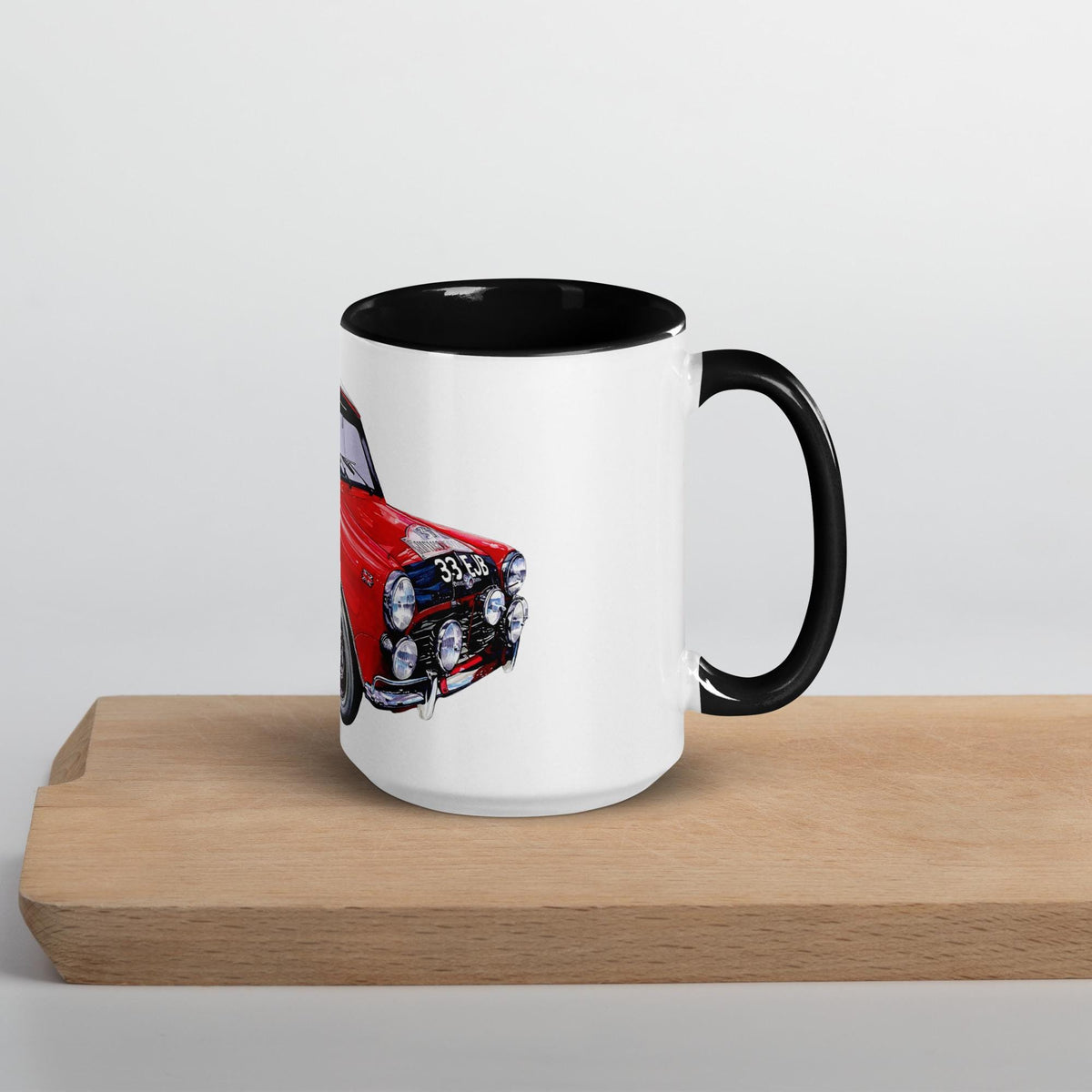 Paddy Hopkirk Mini Cooper S 33 EJB Mug with Color Inside