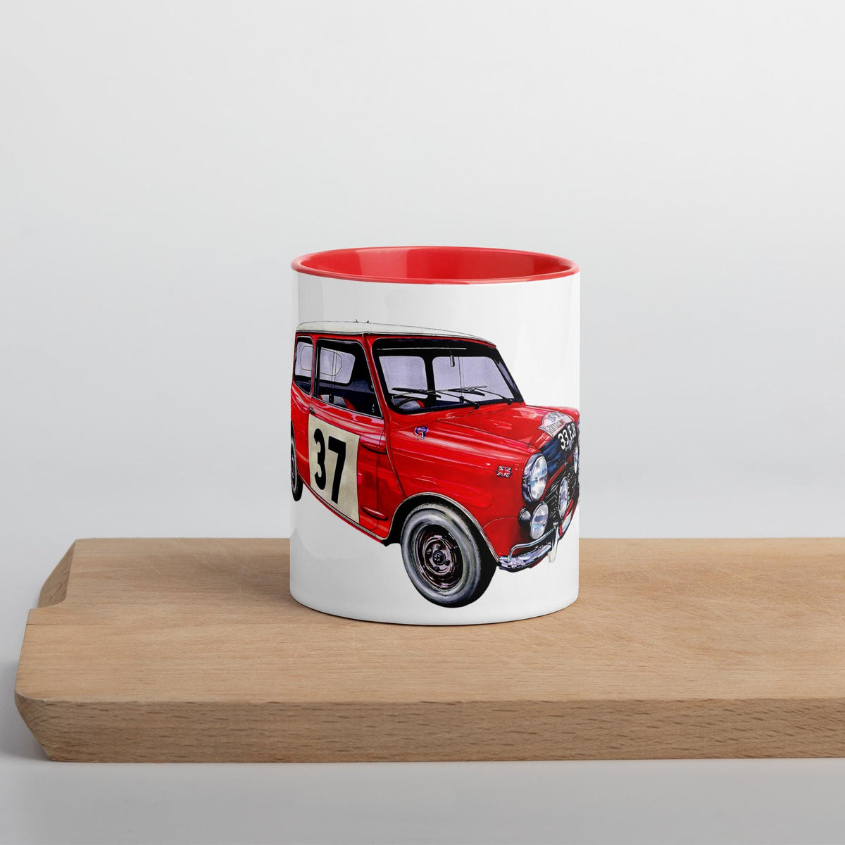 Paddy Hopkirk Mini Cooper S 33 EJB Mug with Color Inside