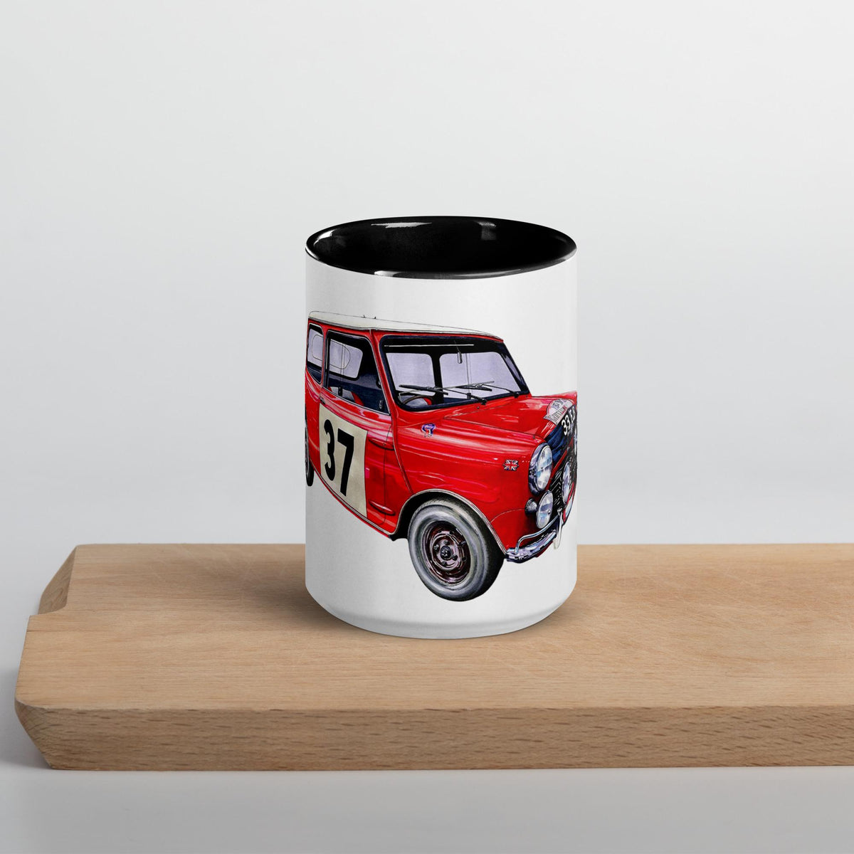 Paddy Hopkirk Mini Cooper S 33 EJB Mug with Color Inside