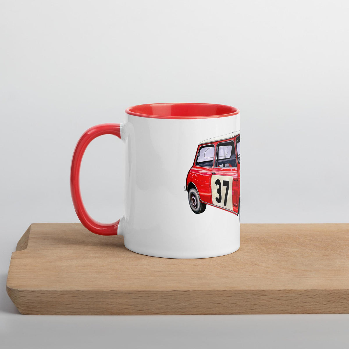 Paddy Hopkirk Mini Cooper S 33 EJB Mug with Color Inside