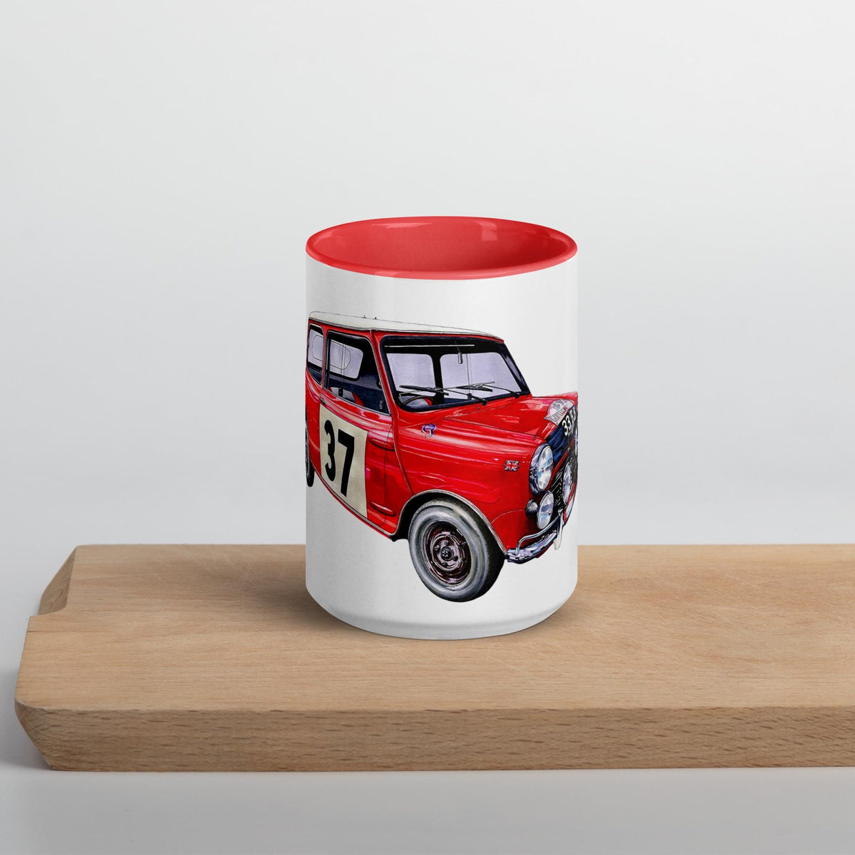 Paddy Hopkirk Mini Cooper S 33 EJB Mug with Color Inside