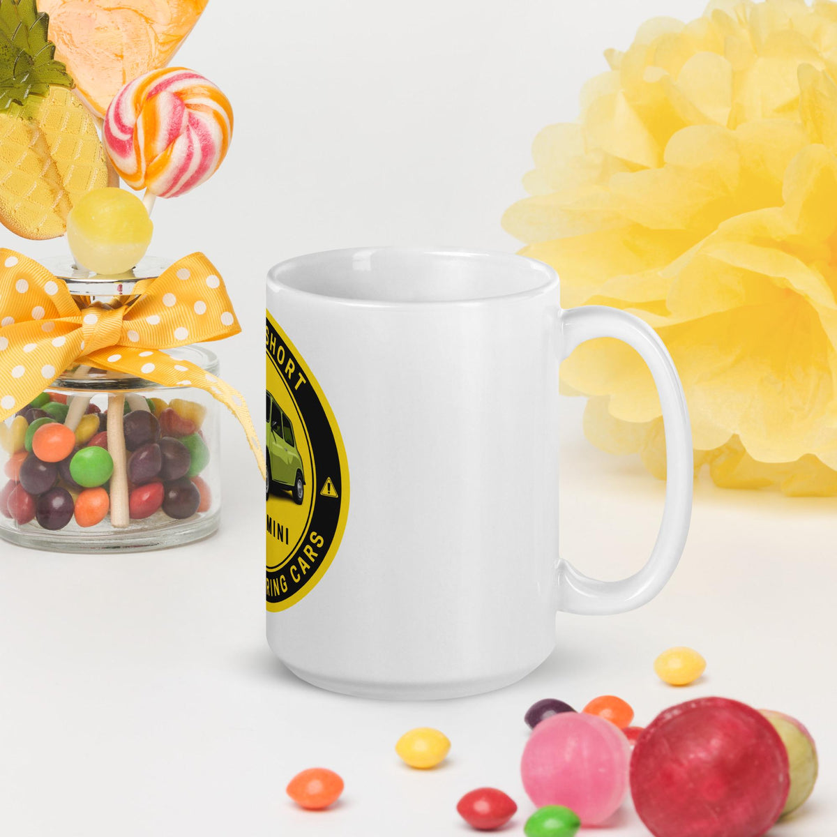 Life's Too Short to Drive Boring Cars White Glossy Mug