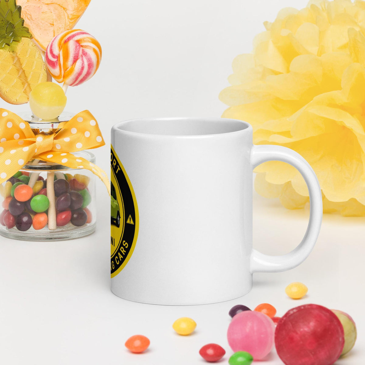 Life's Too Short to Drive Boring Cars White Glossy Mug