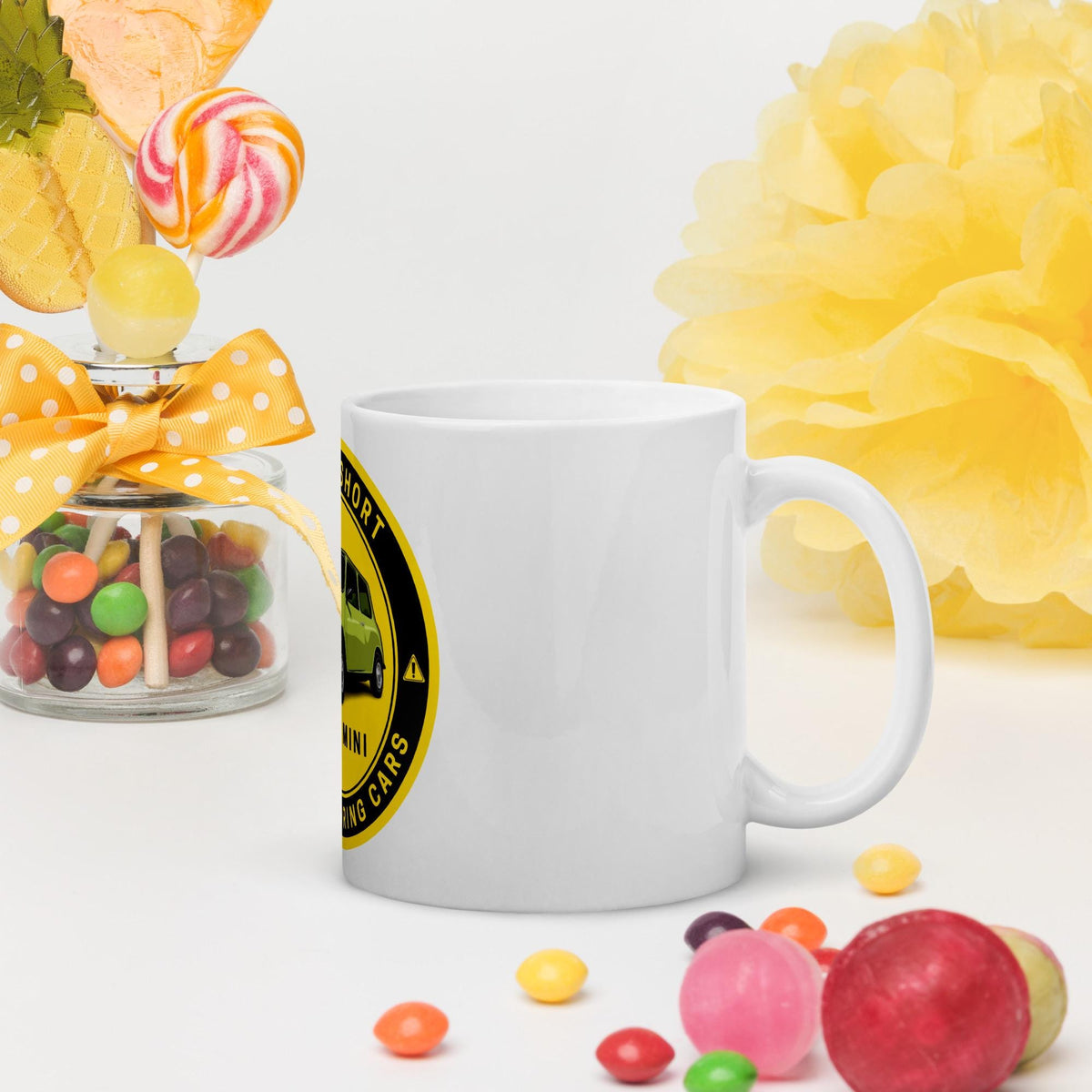 Life's Too Short to Drive Boring Cars White Glossy Mug